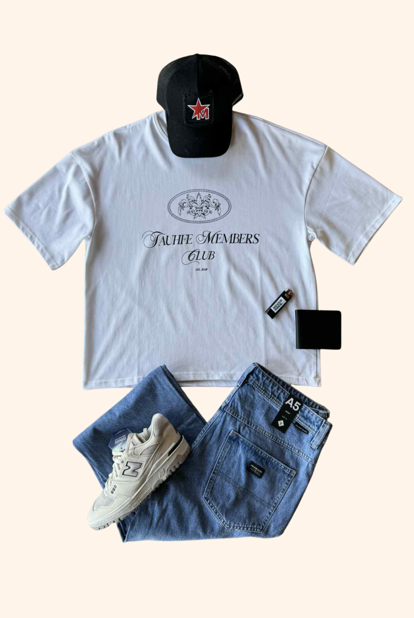 Members Tee in White