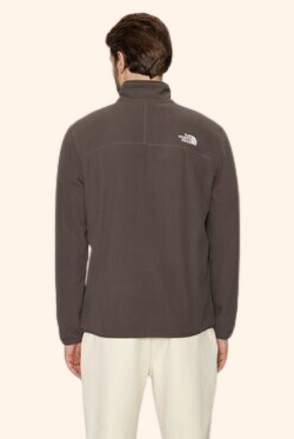 100 Glacier ¼ Zip Fleece Smokey Brown