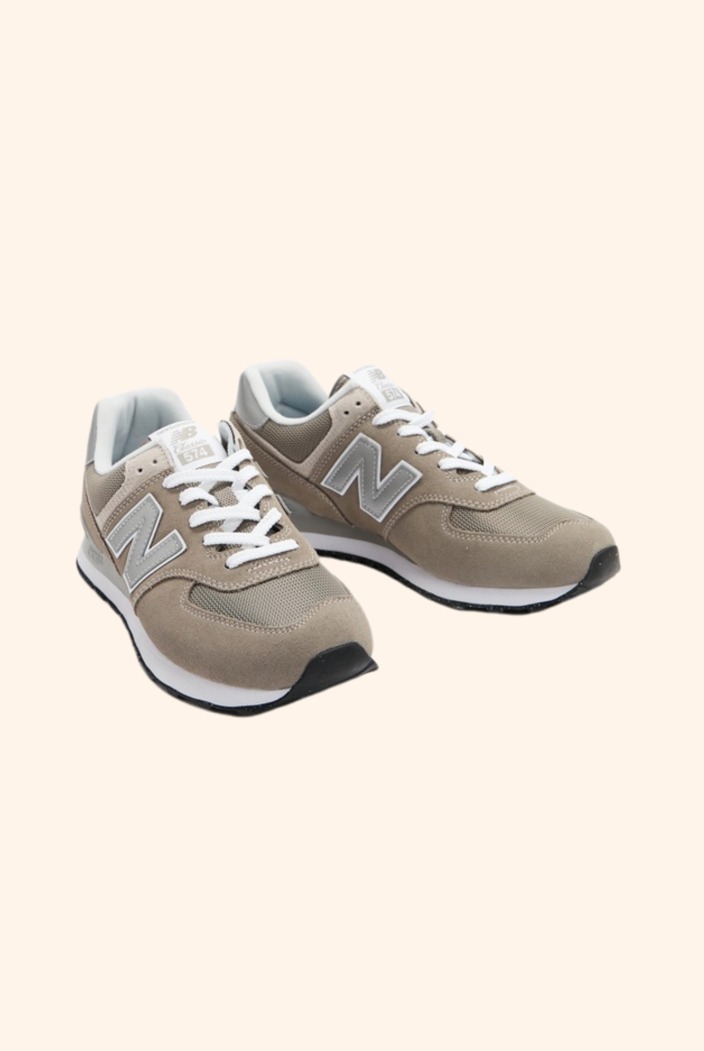 574 Brown with White Womens