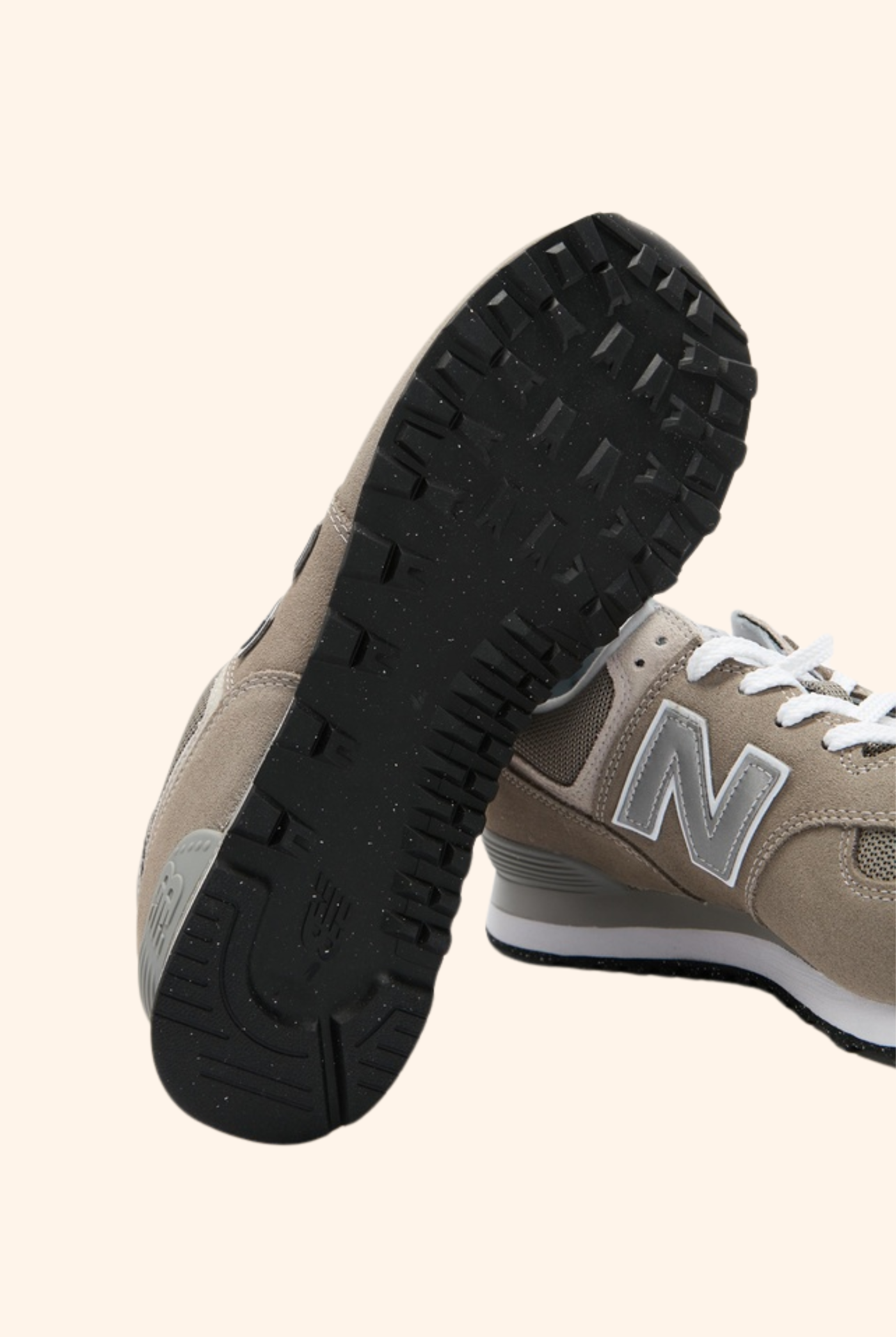 574 Brown with White Womens