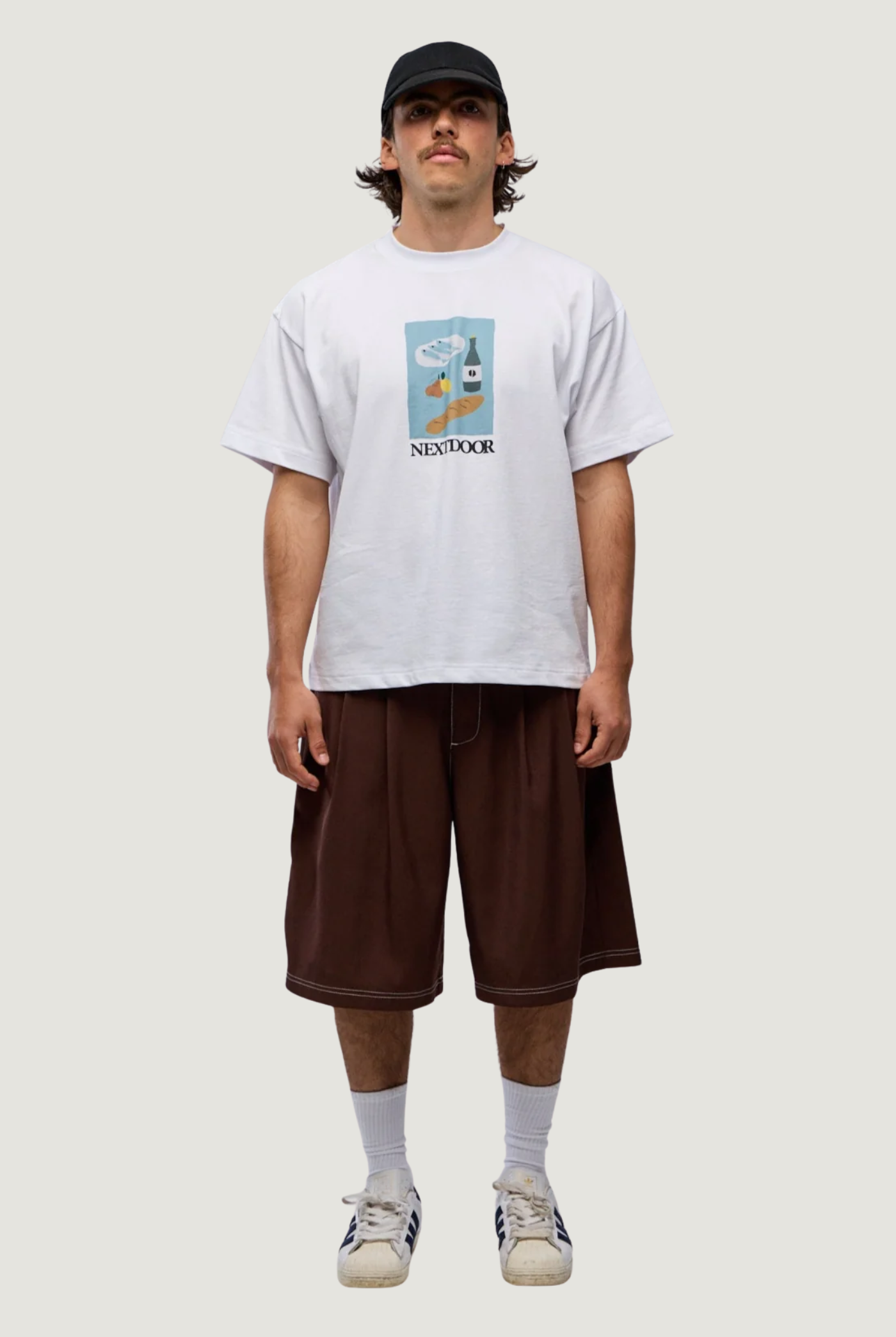 Chifley Pleated Shorts in Brown
