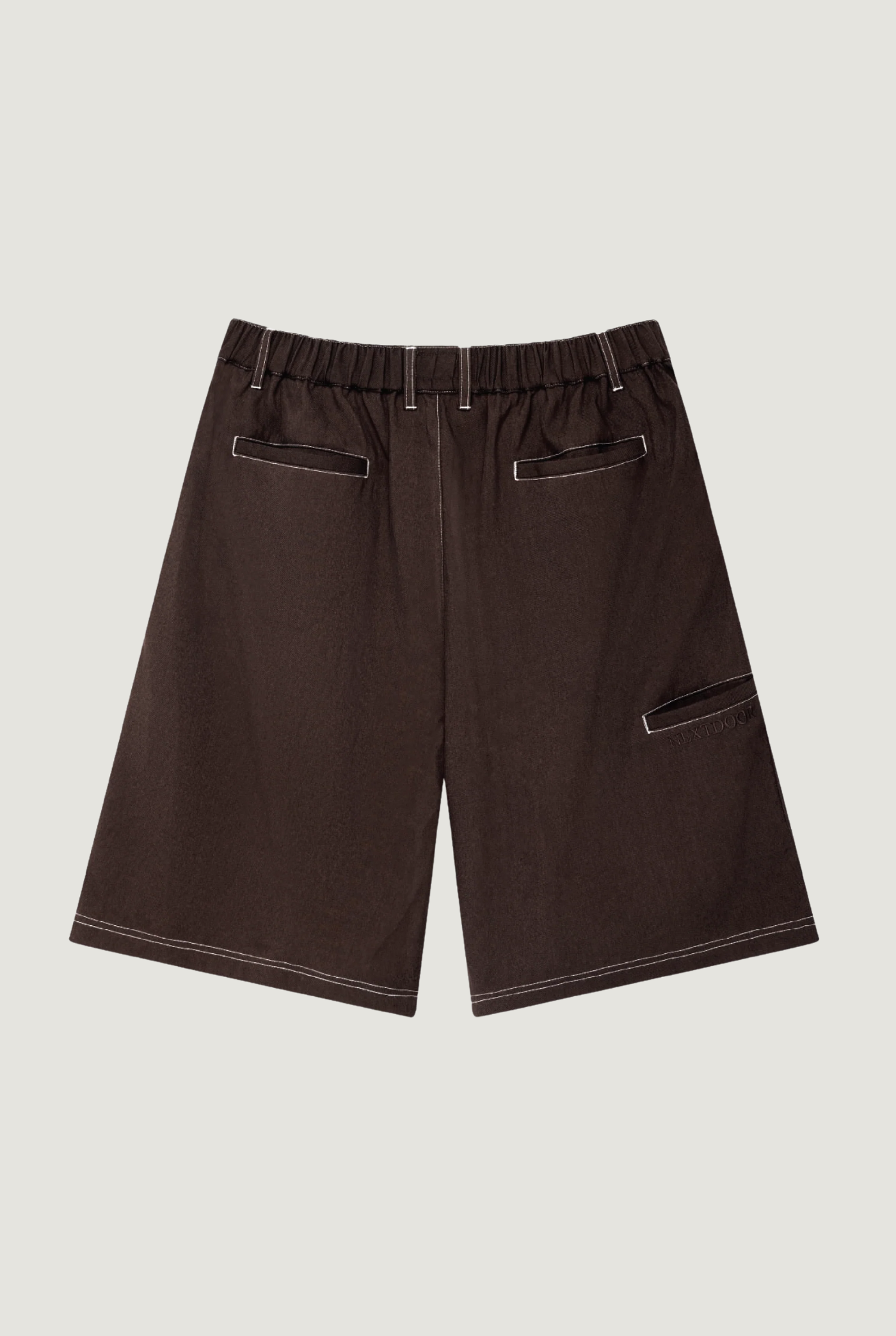 Chifley Pleated Shorts in Brown