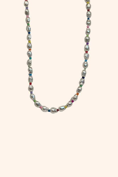 Confetti Pearl Necklace