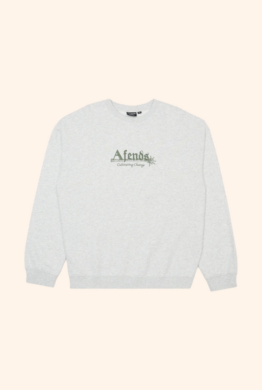 Mace Crew Neck Grey Marle