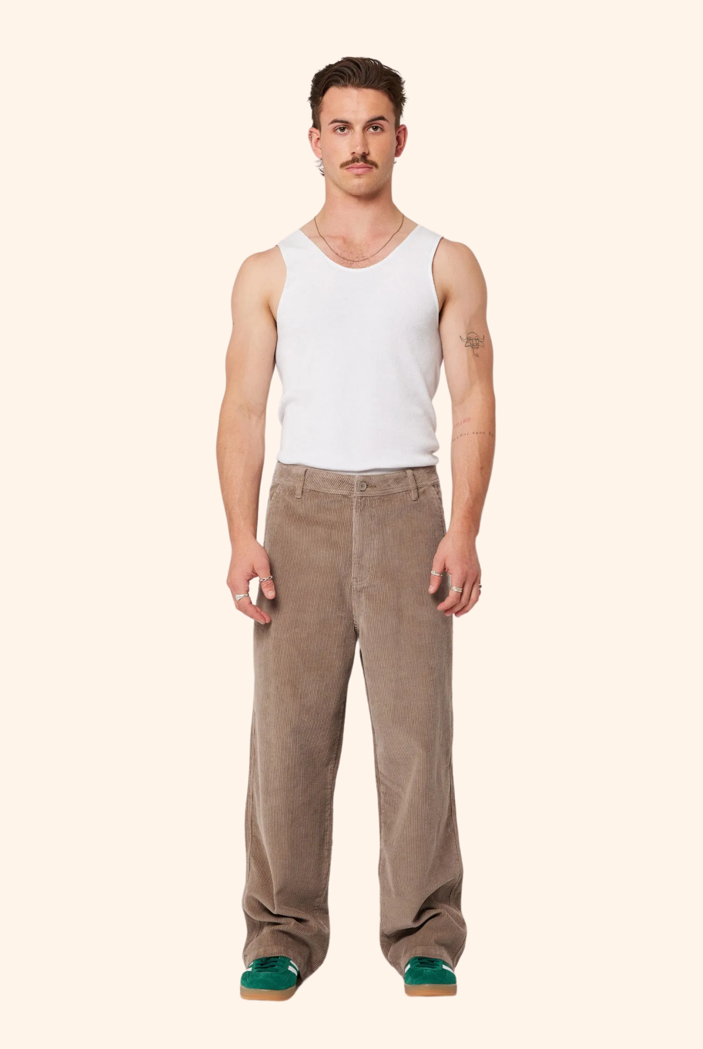 Ezy Cord Pant Stone