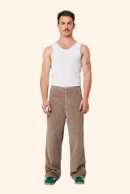 Ezy Cord Pant Stone