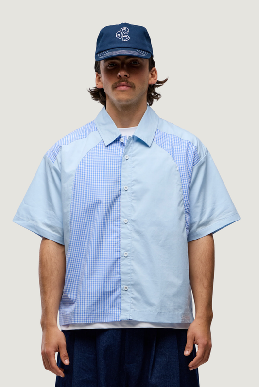 Frankie Button Up Shirt in Blue