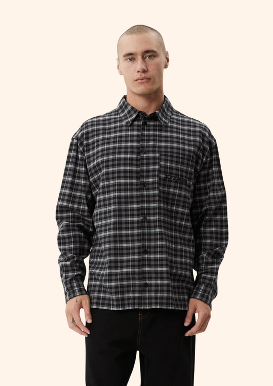 Darkness Long Sleeve Shirt in Black