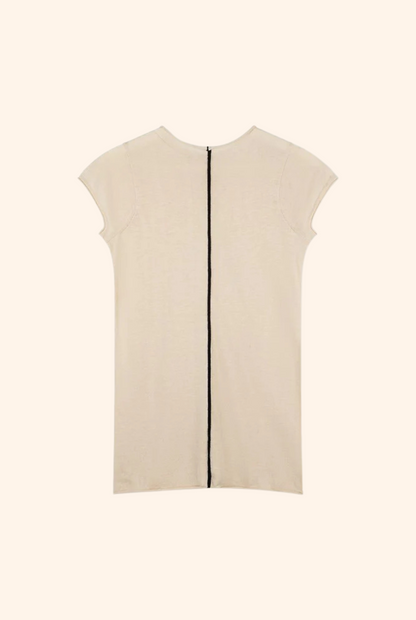 Stone Contrast Blend Knit Top