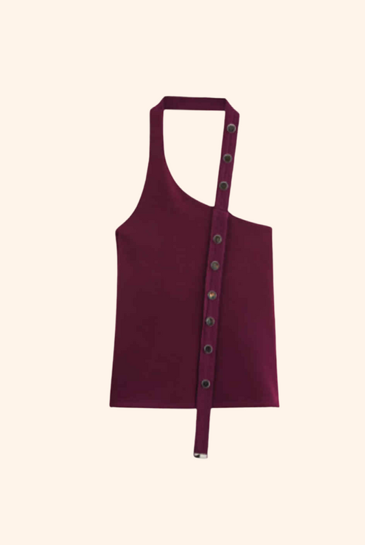 Holly Halter in Burgandy