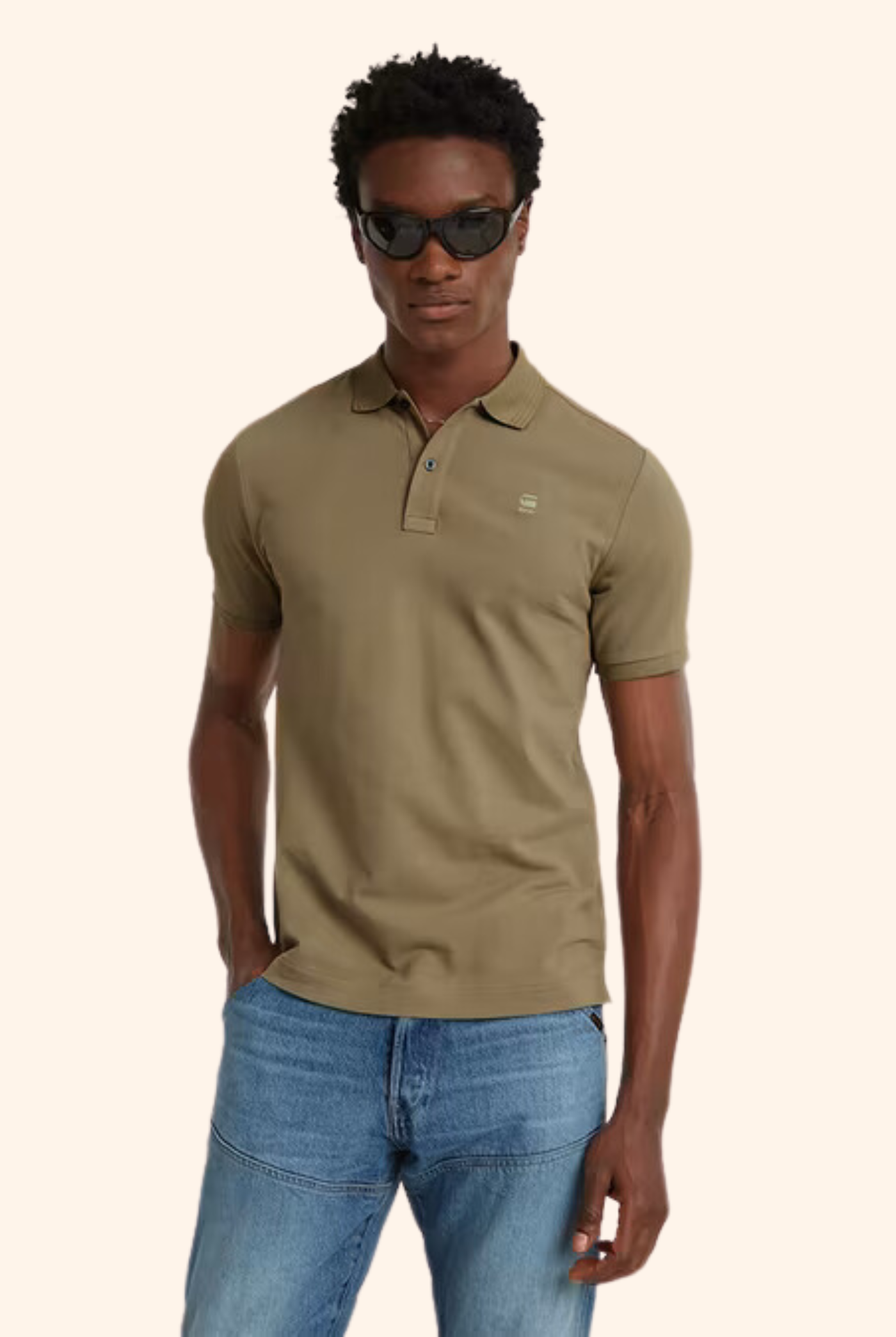 Dunda Slim Polo Ensis Green