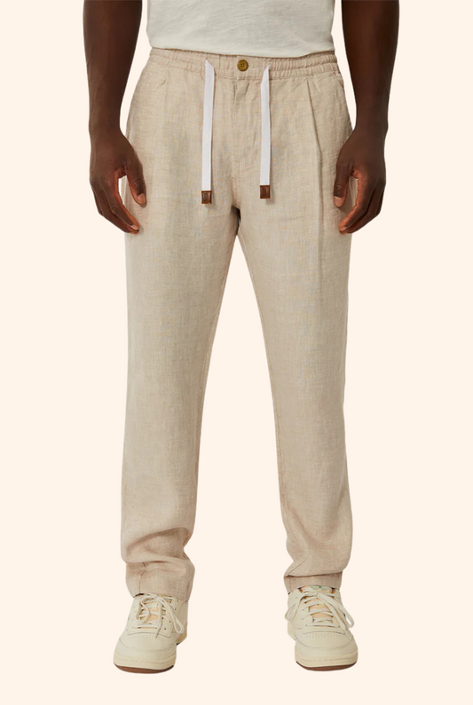 The Capri Linen Pant YD Wheat