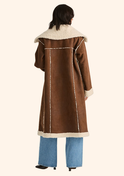 Heather Sherpa Coat