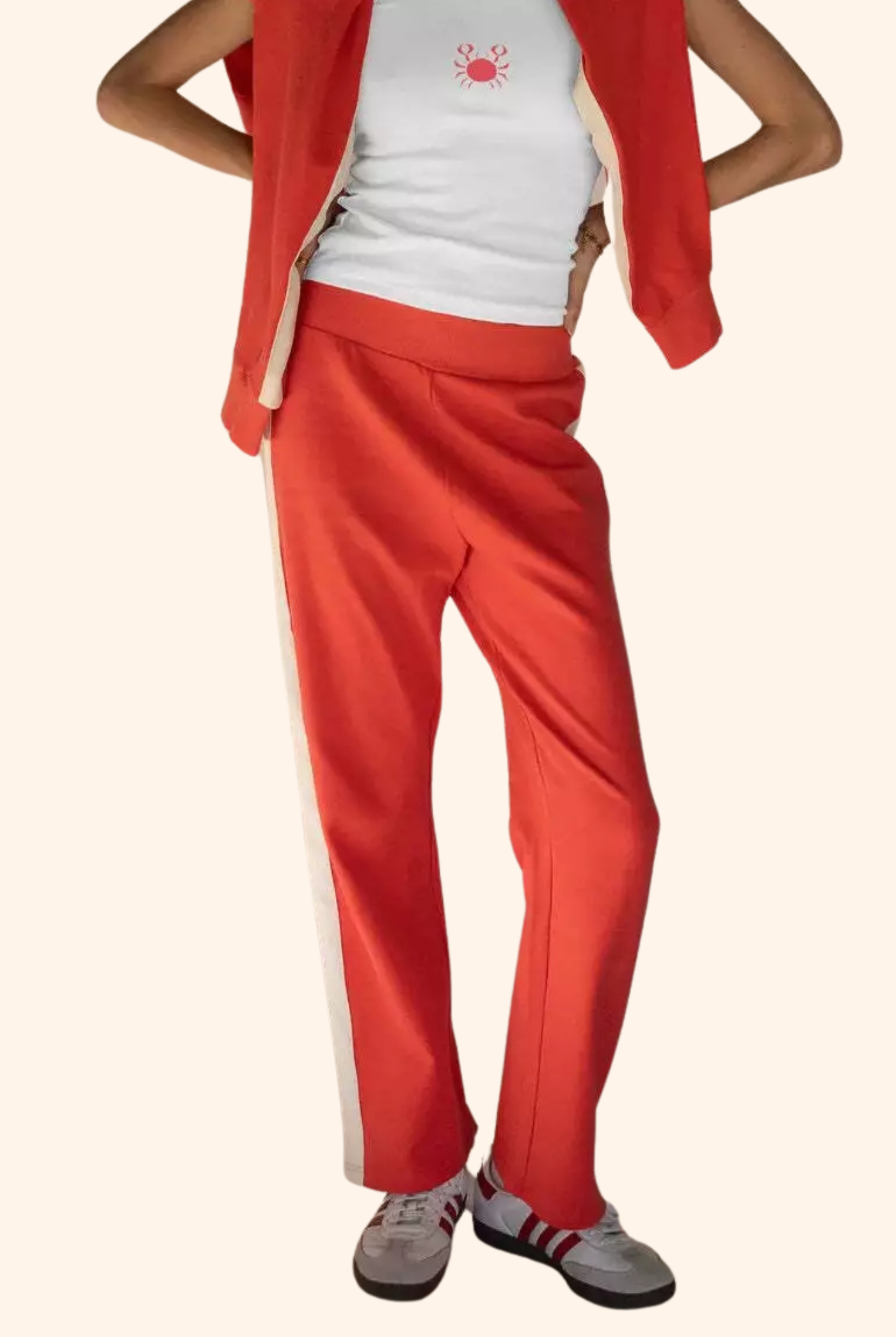 Serafina Knit Pant in Lobster