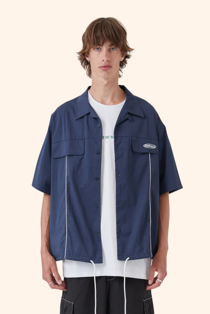 Radio Shirt in Navy