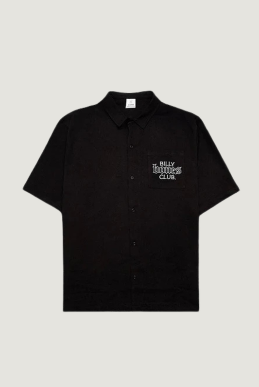Club Stacked Bowlo Shirt Black