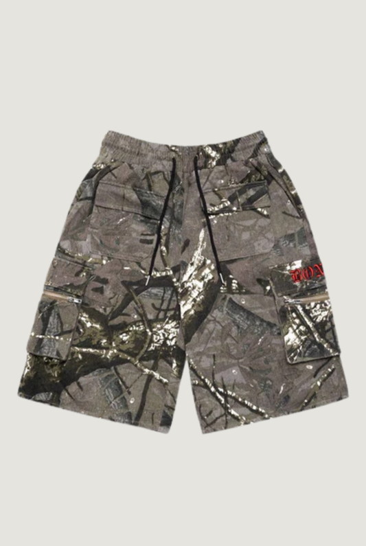 Gothic Cargo Jorts Alpine Camo