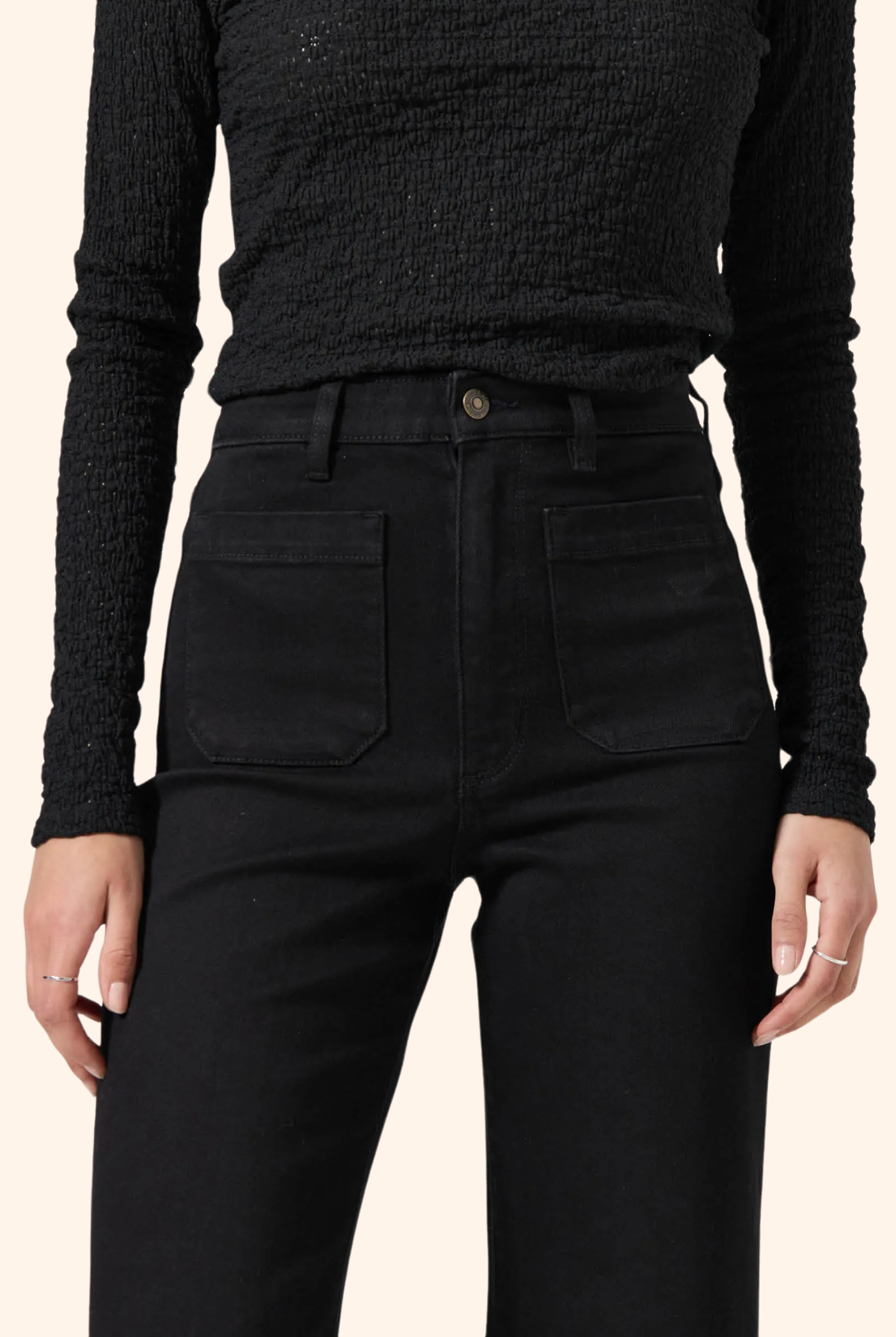 Sailor Jean in Rinse Black