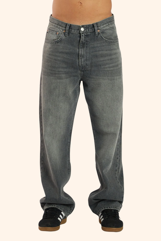 Omar Baggy Jeans Mid Grey Used