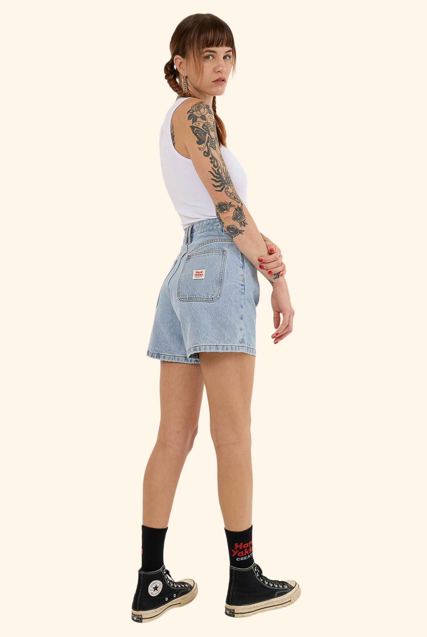 Exertion Denim Short Azure Blue