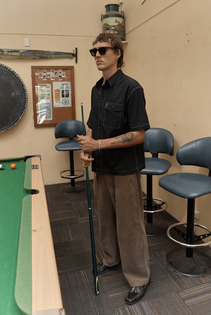 Welcome Back Baggy Pleated Pant Fossil