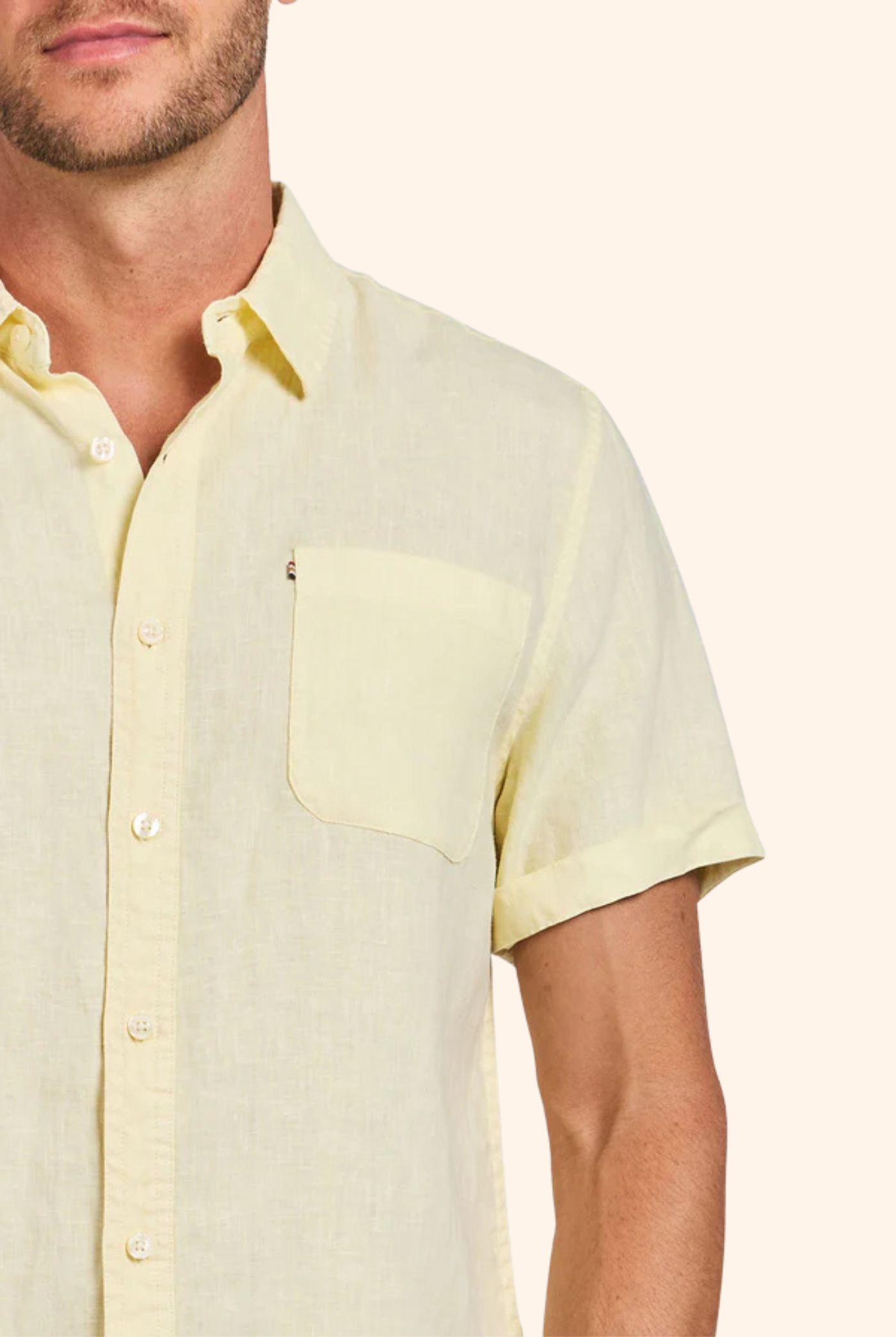 Hampton Linen Shirt in Pine