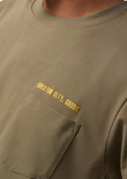 Embroidered Heavy Weight Pocket Tee