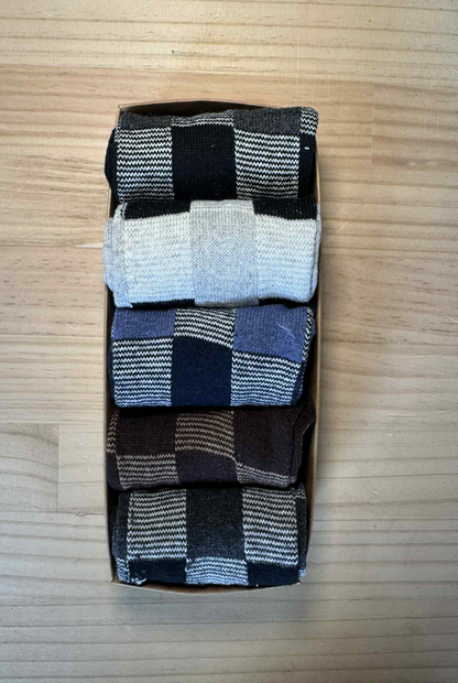 Check Everyday Dads Essential Socks - 5 Pack