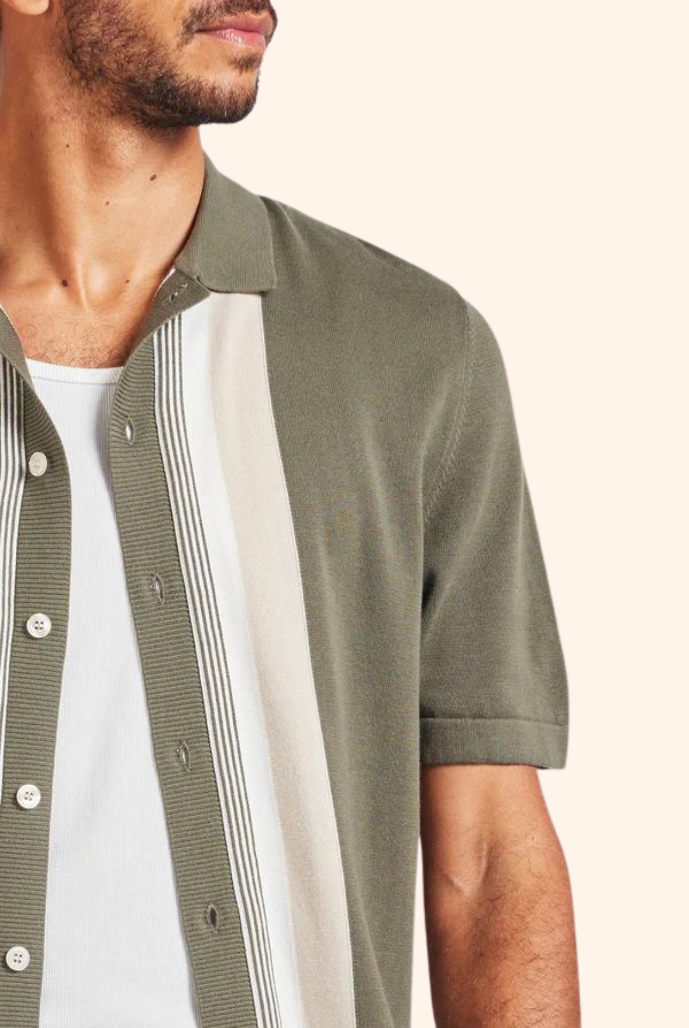 Joey Stripe Knit SS Shirt