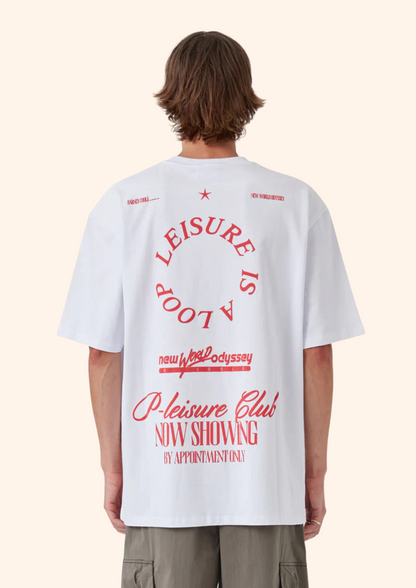 Loop Tee in White
