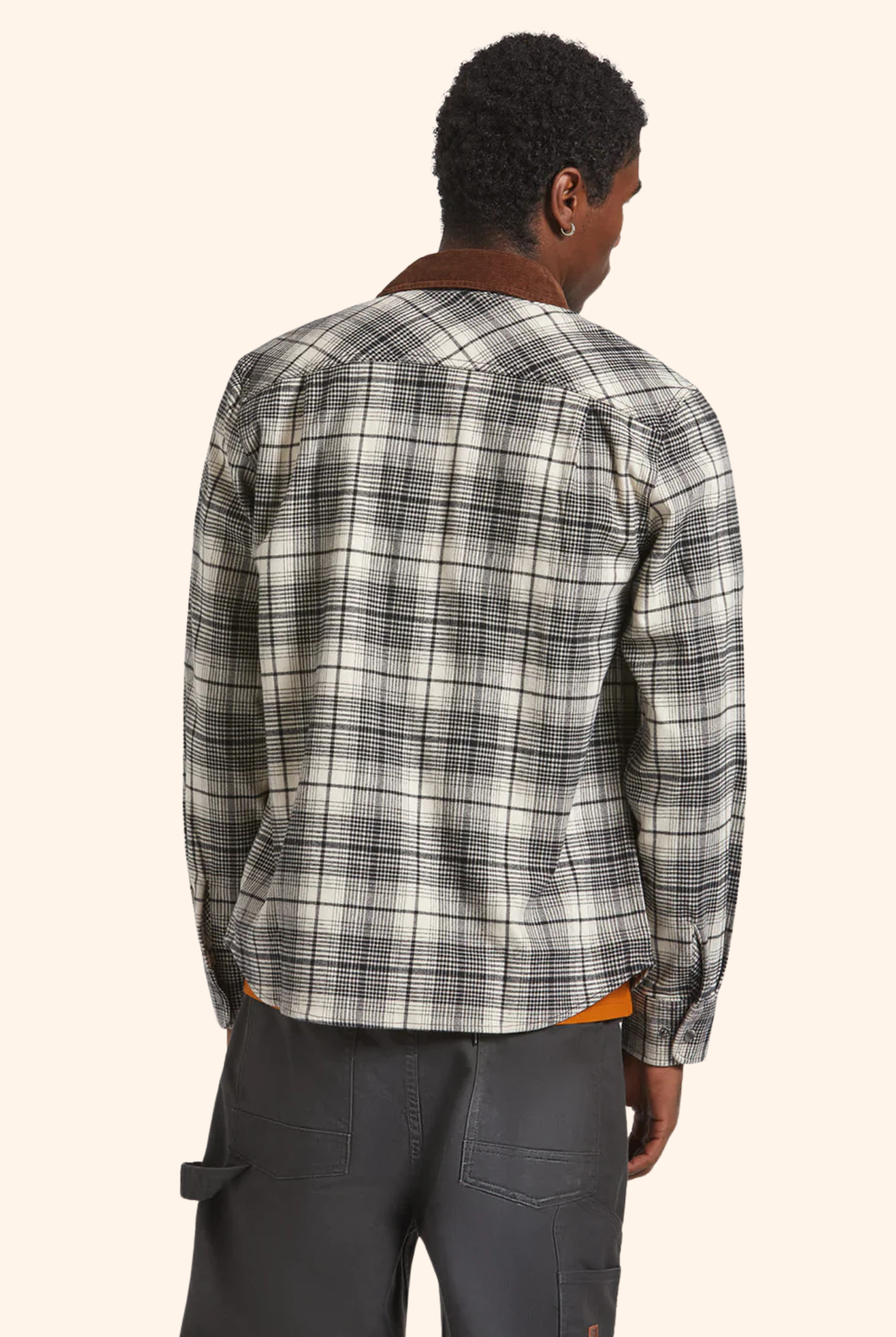 Builders Bowery Flannel in Off White