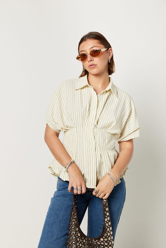 PRE ORDER Saskia Shirt in Lemon