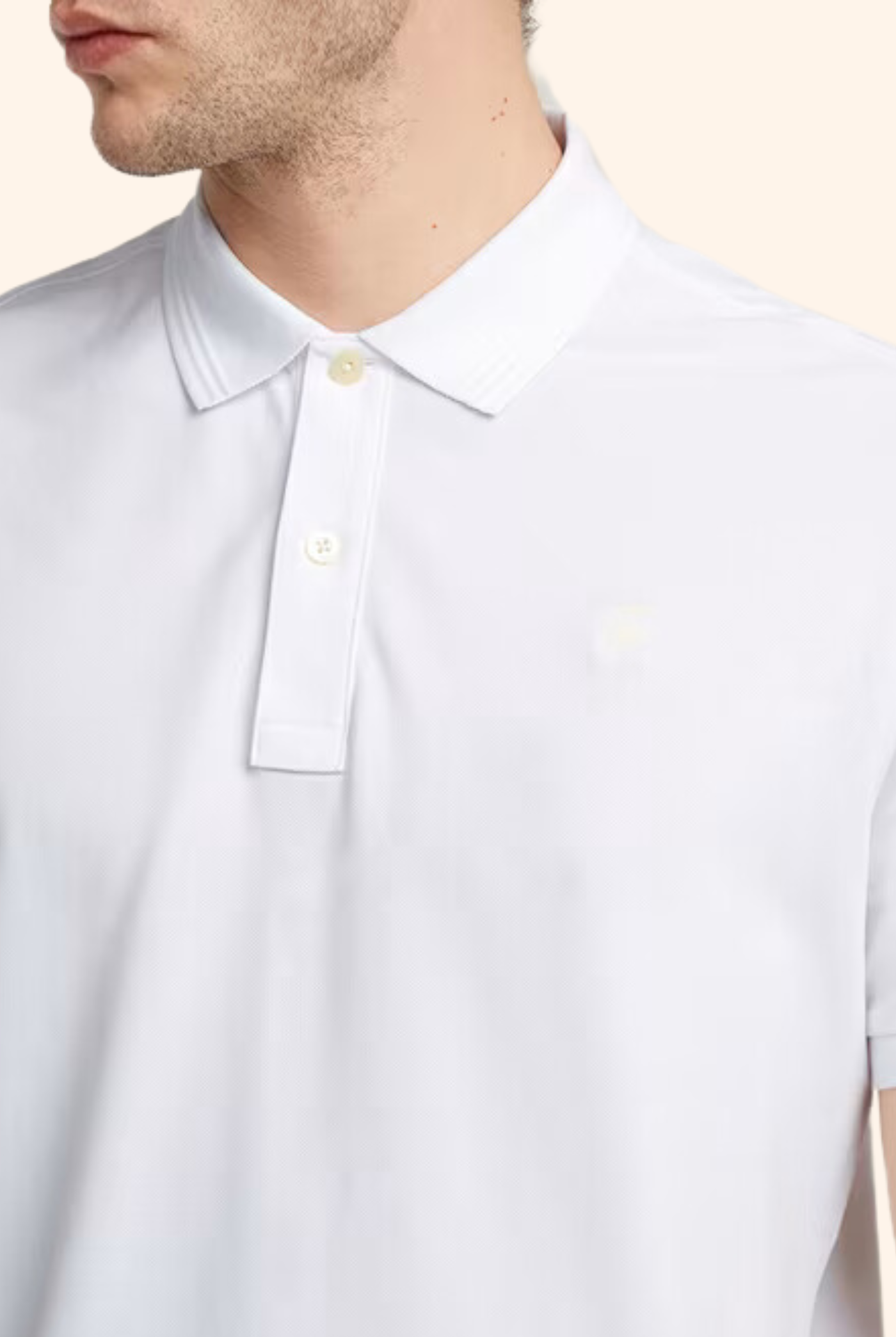 Dunda Slim Polo White