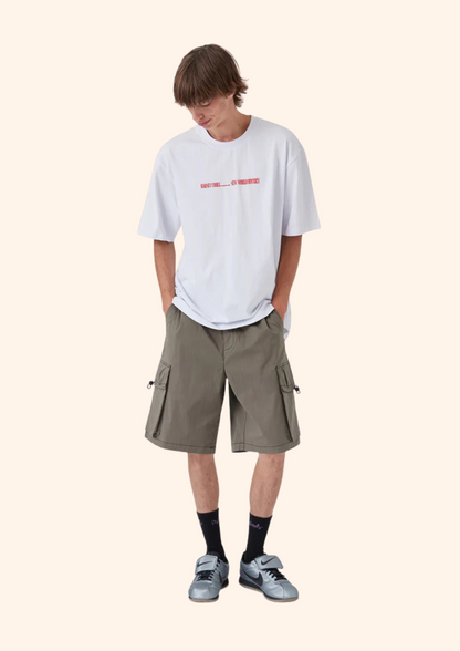 Parachute Short in Pewter