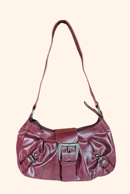 The Crimson Handbag in Burgandy