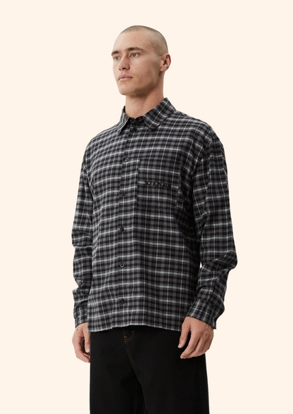 Darkness Long Sleeve Shirt in Black