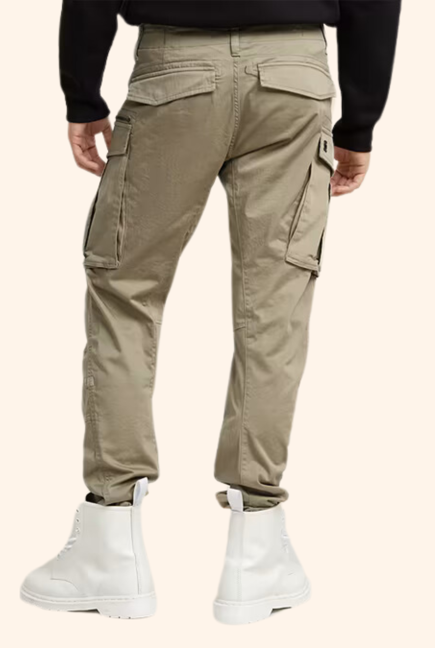 Rovic Zip 3D Regular Tapered Pant Dune