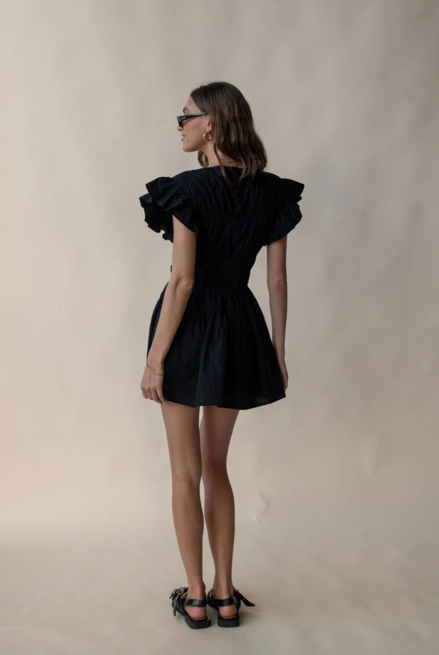 Delfina Dress in Black