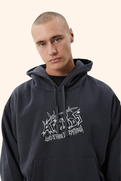 Moments Boxy Hoodie Charcoal