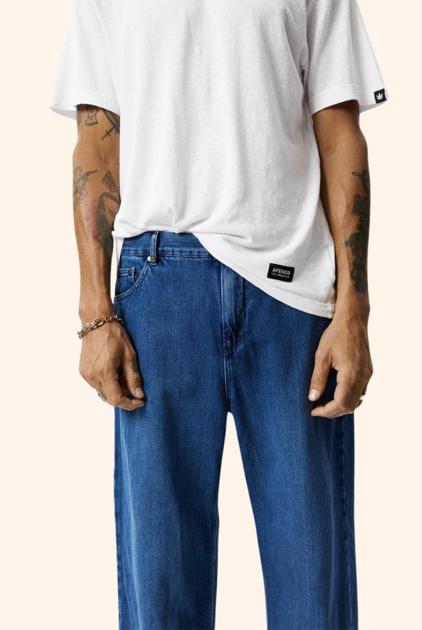 Pablo Denim Baggy Jeans Authentic Blue