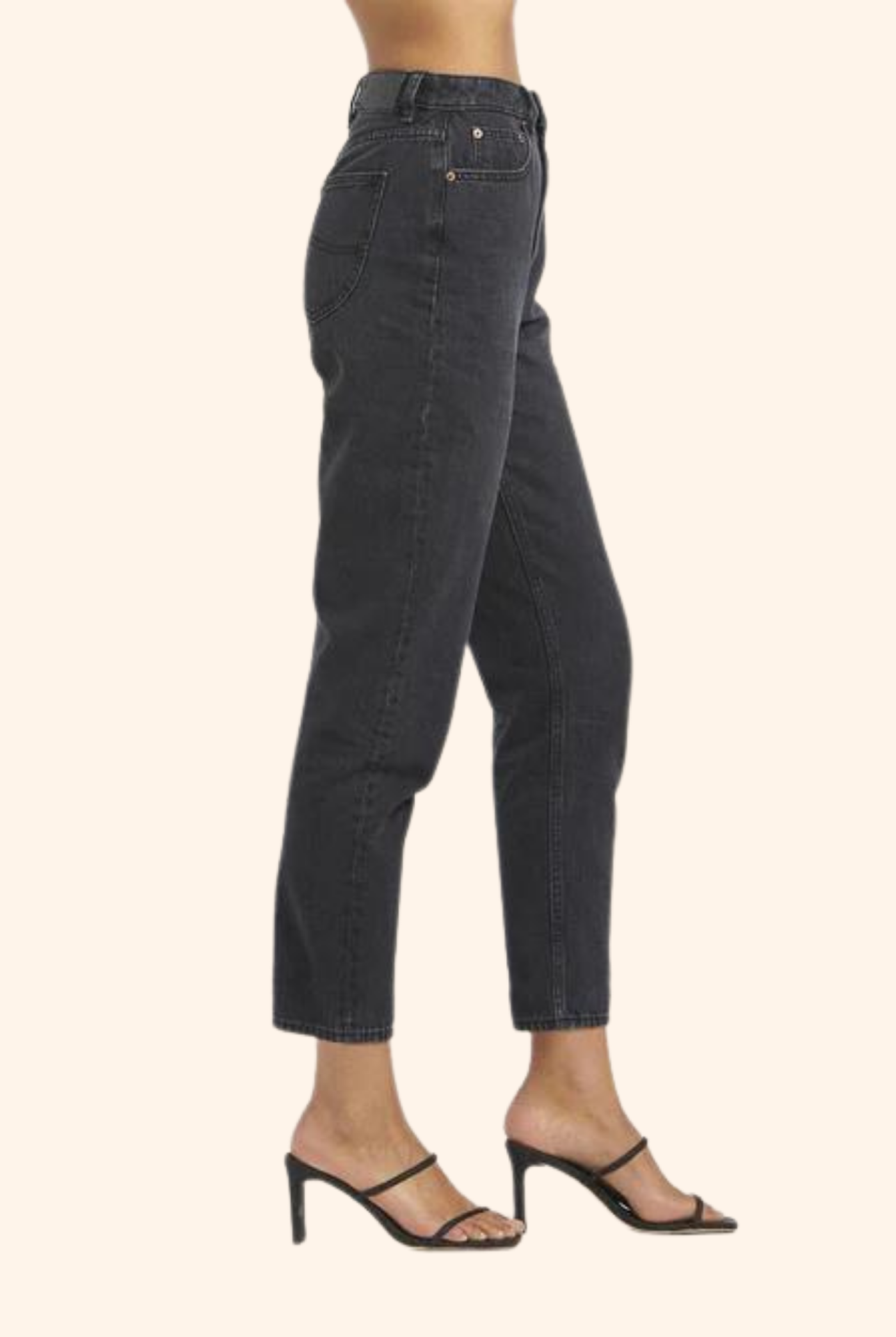 High Moms Slim Organic Cotton Jean - Black Theory