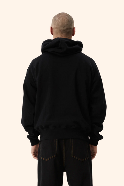 Smell The Roses Boxy Hoodie Black