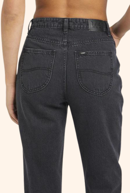 High Moms Slim Organic Cotton Jean - Black Theory