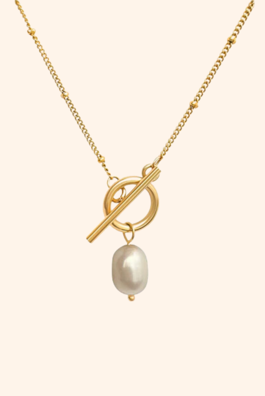One on One Pearl Gold Necklace