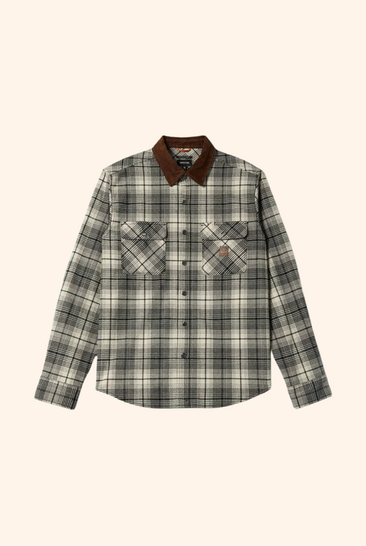 Builders Bowery Flannel in Off White