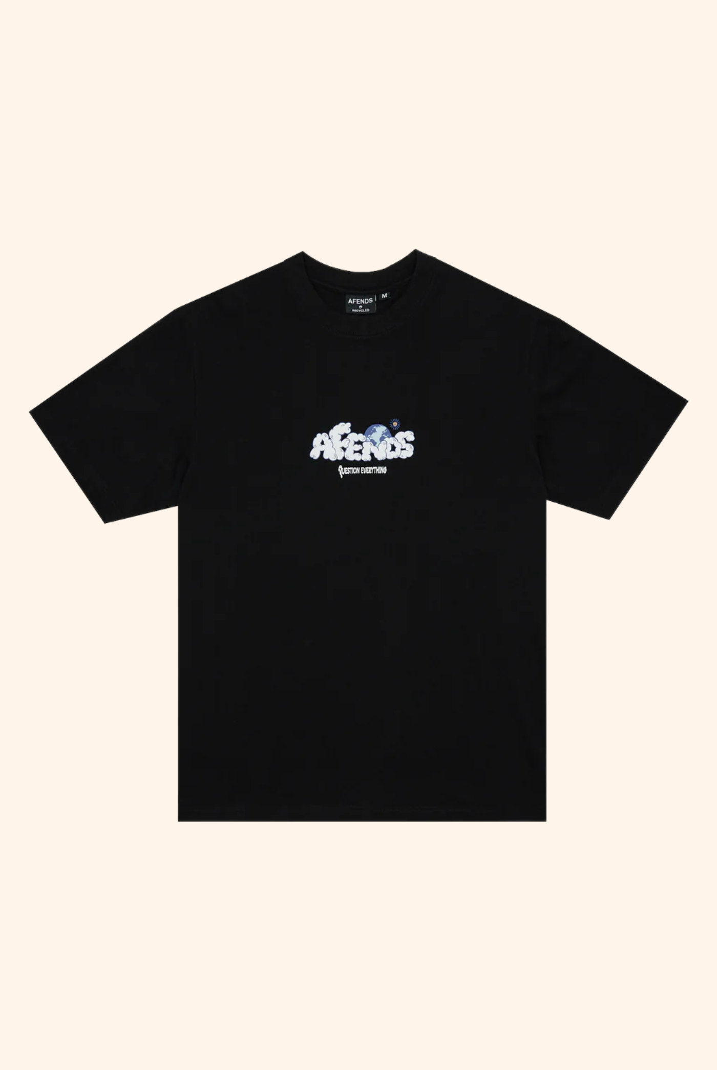 Chem Trails Retro Tee in Black