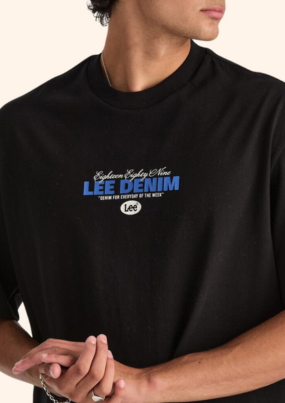 Everyday Baggy Tee in Black