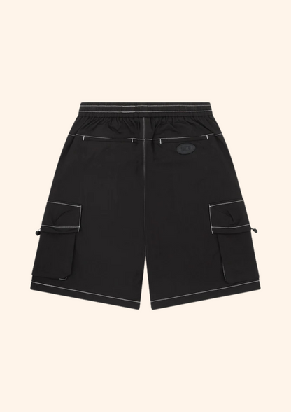 Parachute Short in Black