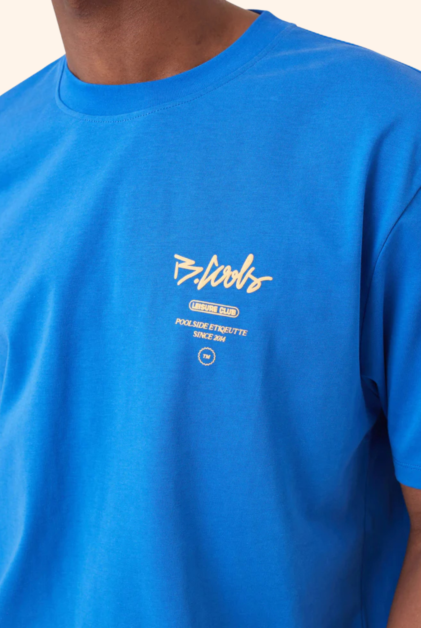 Logo Stack Tee Cyber Blue