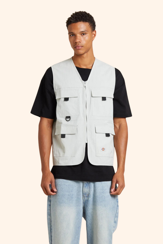 Angleton Vest Pebble Grey